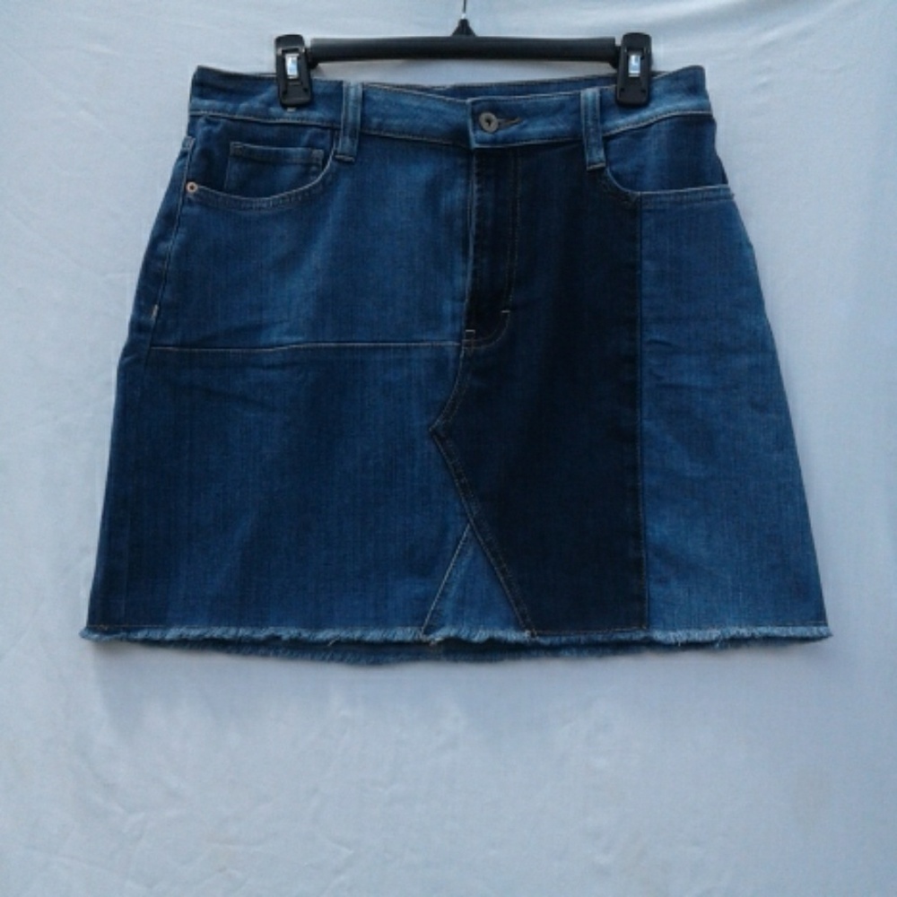 Arizona Jean Co patched looking Jean skirt